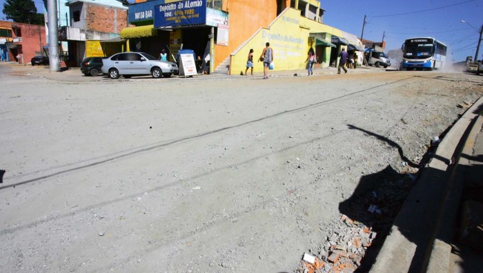 Obras em corredor de ônibus serão finalizadas em 15 dias