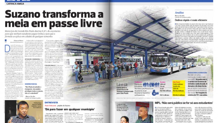 Passe Livre é destaque no Diário de S. Paulo