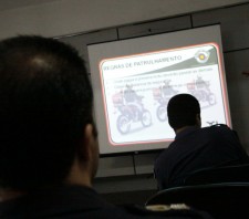 GCM’s recebem treinamento da Polícia Militar para patrulhamento com motos