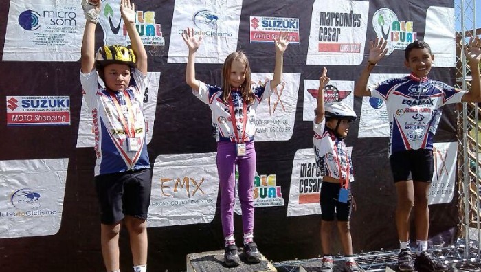 Escolinha de Ciclismo domina pódio no Campeonato Valeparaibano