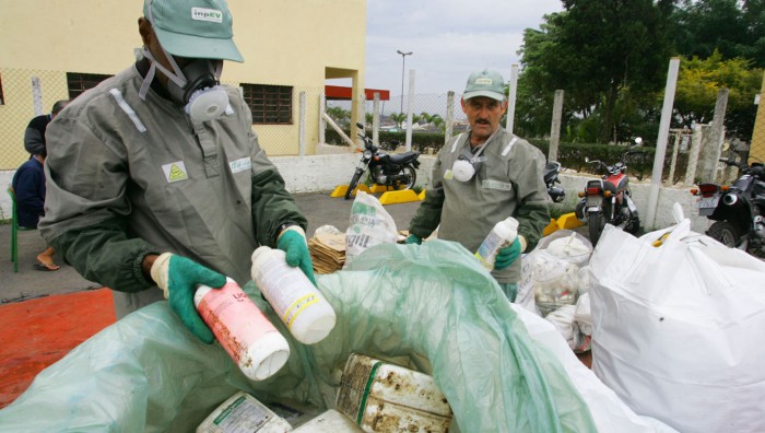 Prefeitura recolhe amanhã embalagens vazias de agrotóxicos