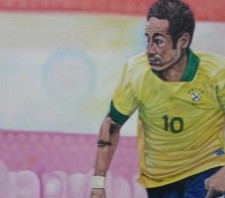 Exposição “Arte na Copa” reúne 24 obras no Poupatempo