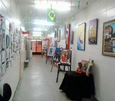 Exposição “Palmeiras sua gente e suas cores” exibe 85 trabalhos de aprendizes