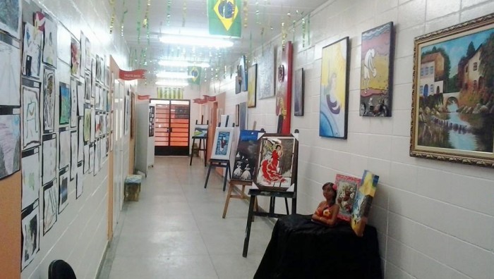 Exposição “Palmeiras sua gente e suas cores” exibe 85 trabalhos de aprendizes
