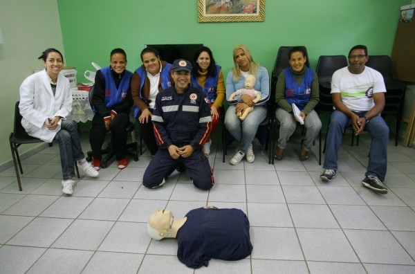 Pronto-socorro: Agentes de saúde passam por capacitação