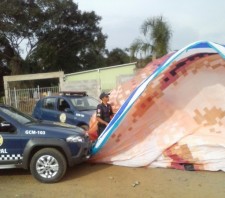 GCM apreende balão e orienta população sobre comemorações juninas