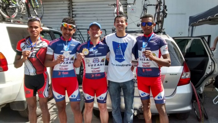 Ciclismo de Suzano domina pódio nos campeonatos Valeparaibano e Liga Santista