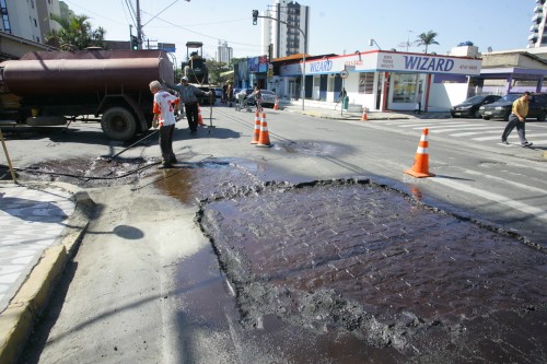 Prefeitura realiza reparos nas ruas Nove de Julho e Sete de Setembro
