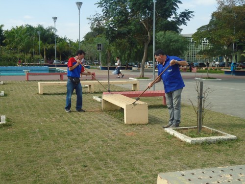 Prefeitura realiza adequações na Praça Cidade das Flores