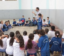 Alunos da Emef José Celestino comemoram o Dia do Rio Tietê