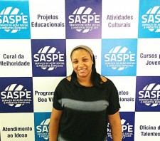 Com apenas três meses de curso no Saspe, suzanense consegue emprego como cuidadora de idosos