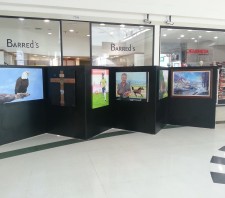 Exposição “Três artistas, três estilos” segue até domingo