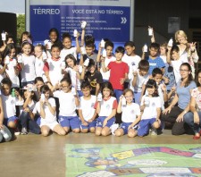 Crianças participam de atividades do Dia Mundial da Água