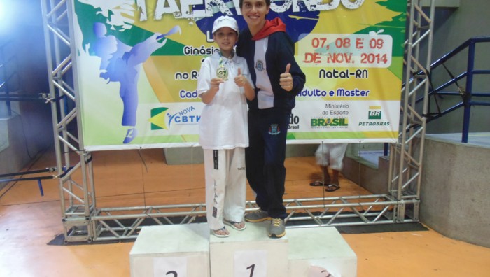 Aos 12 anos, campeão brasileiro de taekwondo participa da seletiva fechada da seleção