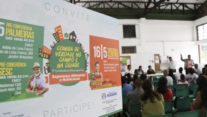 Suzano inicia amanhã debate sobre segurança alimentar