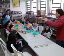 Aprendizes participam de Oficina de Construção de Instrumentos em Palmeiras