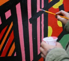 Jovens infratores participam de ações sociais pelo projeto Arte Urbana
