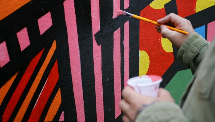 Jovens infratores participam de ações sociais pelo projeto Arte Urbana