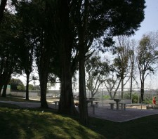 Reforma da praça esportiva do Parque Buenos Aires segue em ritmo acelerado