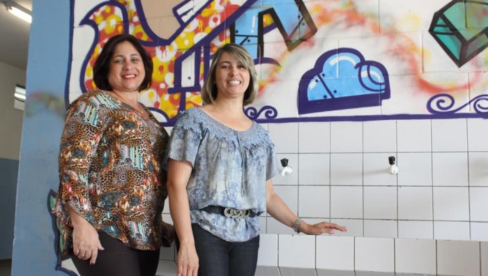 Revitalização em escola poderá servir de referência para outras unidade