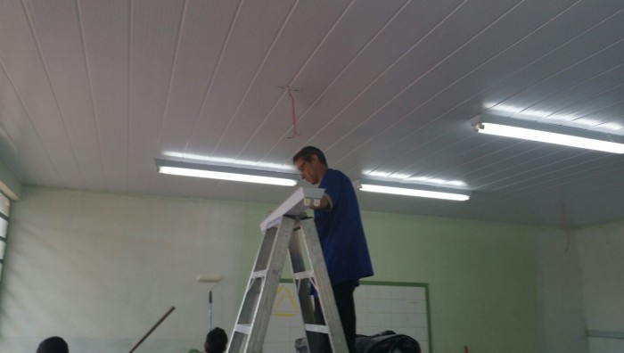 Educação antecipa obras na Escola Municipal Odário Ferreira da Silva