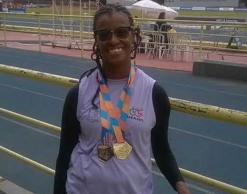 Paratleta de Suzano conquista 2 ouros na fase nacional do Circuito Loterias Caixa