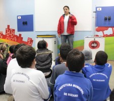 Projeto Ambiental: Caminhão do Boa Energia visita escolas municipais