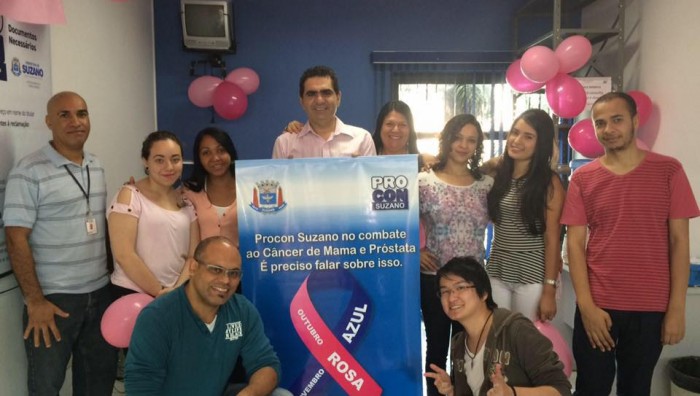 Procon conscientiza consumidores sobre câncer de mama e próstata