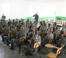 Saspe inicia parceria com Tiro de Guerra e Polícia Militar