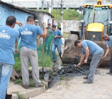 Prefeitura realiza trabalho de prevenção de enchentes