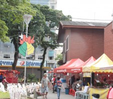 Chegada do Papai Noel abre programação natalina em Suzano