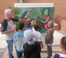 Estudantes visitam exposição de artes plásticas “Ethnoses”