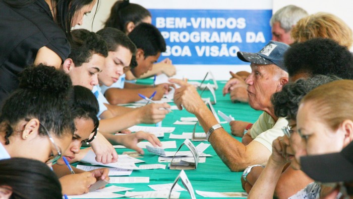 Programa da Boa Visão cadastra cerca de 1310 idosos