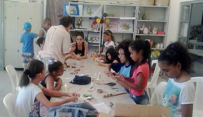 Crianças participam de Oficina de Construção de Instrumentos