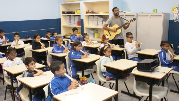 Escola José Celestino Sanches realiza projeto musical diferenciado