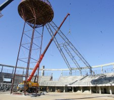 Primeira etapa de obra da Arena Multiuso está 95% concluída