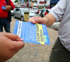 Prefeitura de Suzano-SP dá início à campanha em comércio ambulante