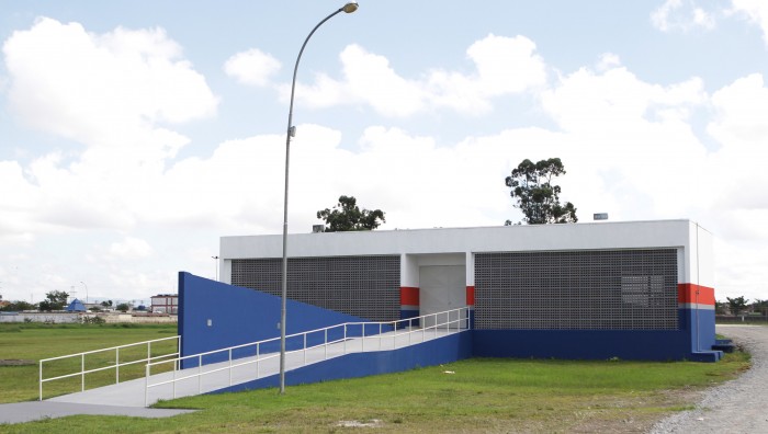 Secretário de Segurança Cidadã vistoria obras de  reforma da base da GCM no Parque “Max Feffer”