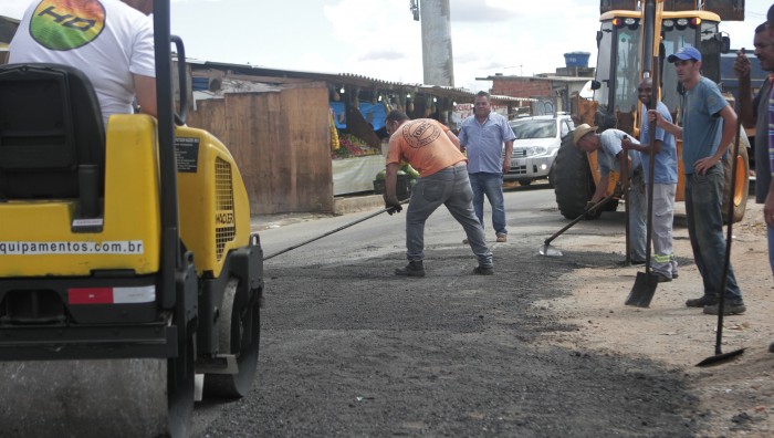 Operação Tapa-Buraco chega ao Portão do Honda