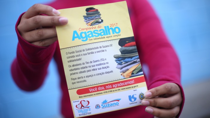 Campanha do Agasalho de Suzano-SP arrecada mais de mil peças em duas semanas