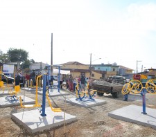 Prefeito de Suzano-SP inaugura 30ª academia ao ar livre; mais oito equipamentos serão instalados em 2017