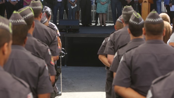 Prefeito de Suzano-SP participa de inauguração do novo prédio da 1ª Companhia;  unidade vai reforçar policiamento comunitário no centro-sul da cidade