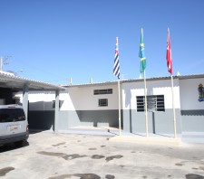 Prefeito de Suzano-SP participa de inauguração do novo prédio da 1ª Companhia;  unidade vai reforçar policiamento comunitário no centro-sul da cidade