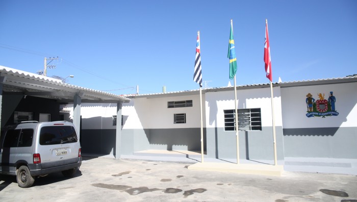 Prefeito de Suzano-SP participa de inauguração do novo prédio da 1ª Companhia;  unidade vai reforçar policiamento comunitário no centro-sul da cidade