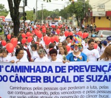 Mais de mil pessoas participam da 1ª Caminhada de Prevenção do Câncer Bucal em Suzano