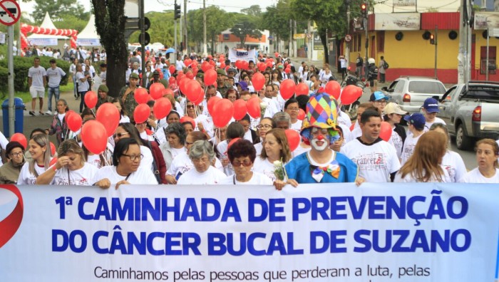Mais de mil pessoas participam da 1ª Caminhada de Prevenção do Câncer Bucal em Suzano