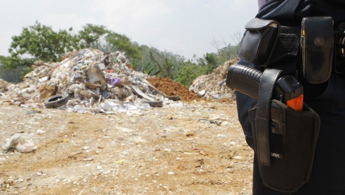 Prefeitura de Suzano embarga aterro clandestino em Palmeiras