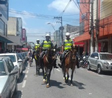 Operação Natal Seguro recebe reforço da cavalaria da PM