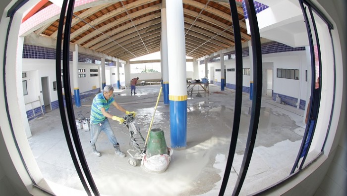 Obra da creche do Miguel Badra segue em ritmo acelerado e será entregue até março
