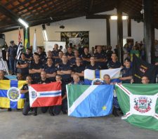 Agentes da GCM passam por curso de patrulhamento tático motorizado